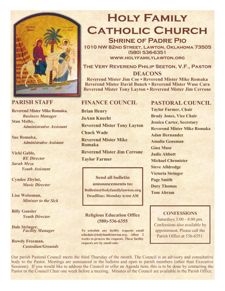 Bulletin September 10th, 2023