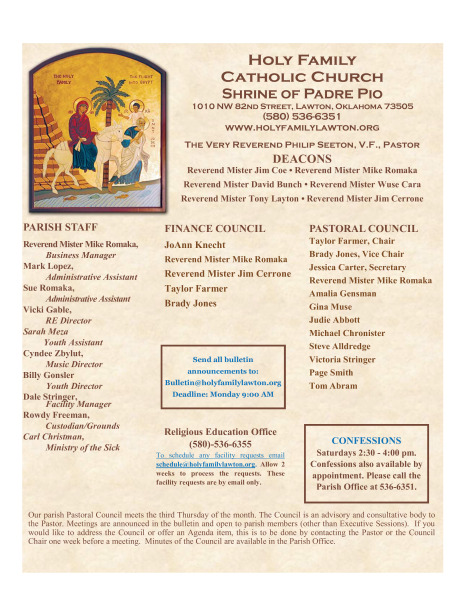 Bulletin July 26th, 2026