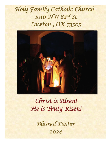 Bulletin March 31st, 2024