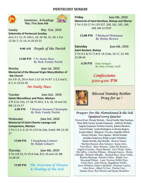 Bulletin May 31st, 200