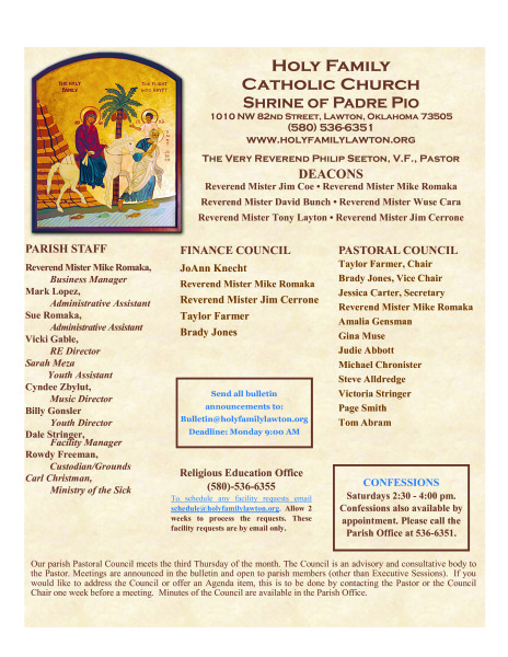 Bulletin March 29th, 2026